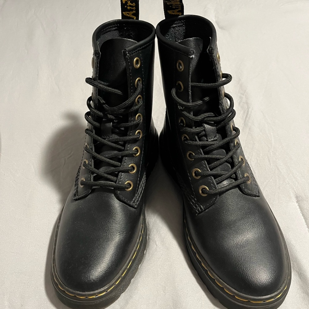 Dr. Martens Black Leather Boots